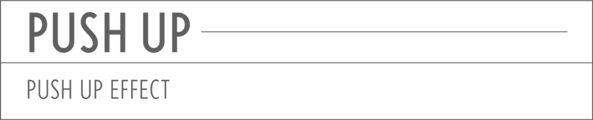 push up - push up effect