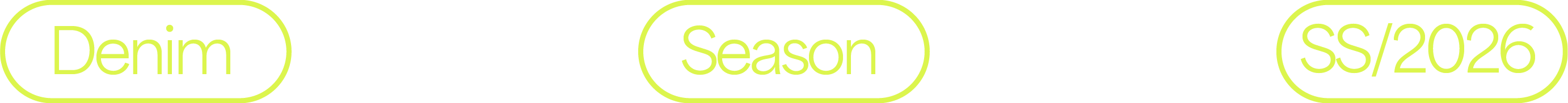 denim - season - ss/2026